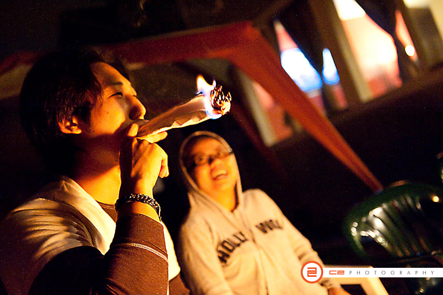 Smoking a Paper Plate