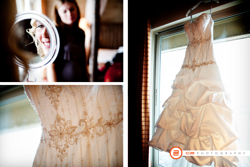 Tiffany's wedding dress, Getting Ready